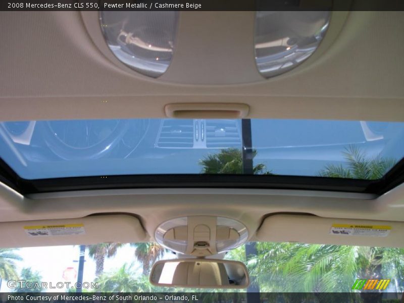 Pewter Metallic / Cashmere Beige 2008 Mercedes-Benz CLS 550