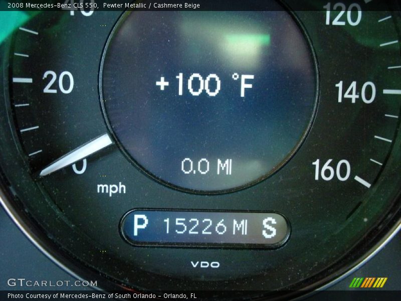 Pewter Metallic / Cashmere Beige 2008 Mercedes-Benz CLS 550
