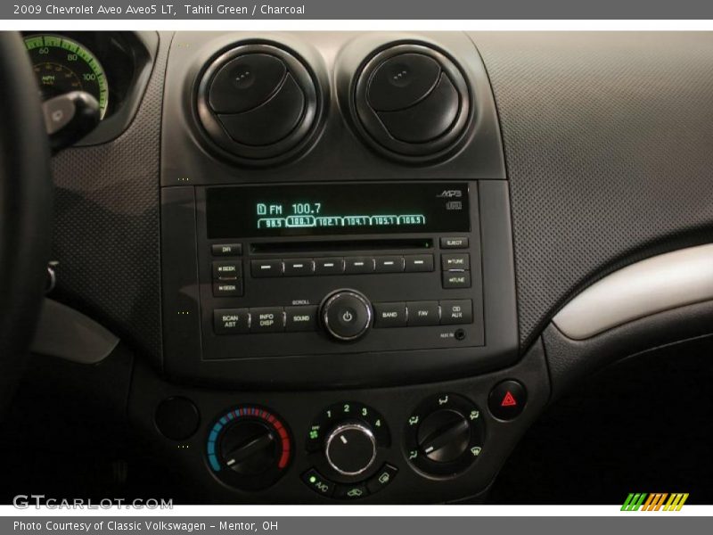 Tahiti Green / Charcoal 2009 Chevrolet Aveo Aveo5 LT