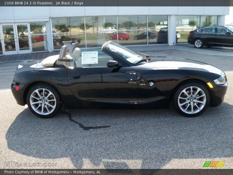 Jet Black / Beige 2008 BMW Z4 3.0i Roadster