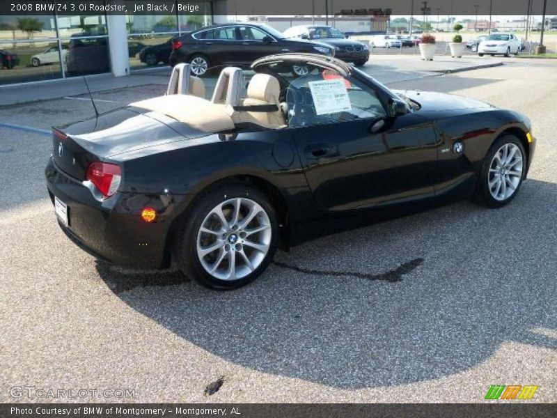 Jet Black / Beige 2008 BMW Z4 3.0i Roadster
