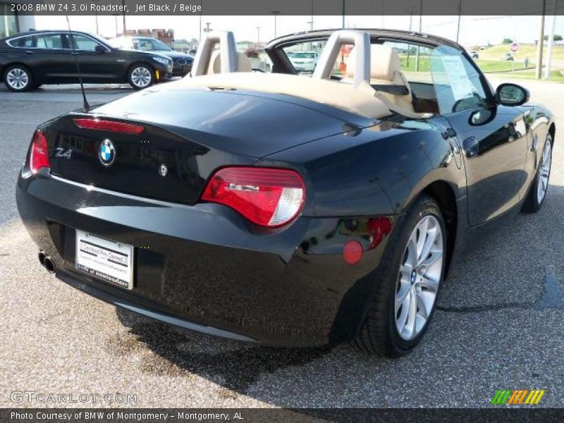 Jet Black / Beige 2008 BMW Z4 3.0i Roadster