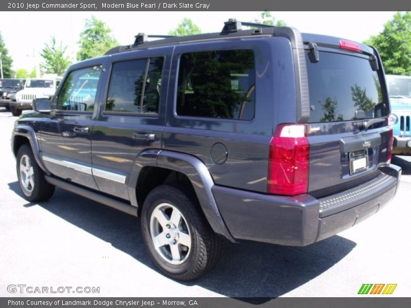 Modern Blue Pearl / Dark Slate Gray 2010 Jeep Commander Sport