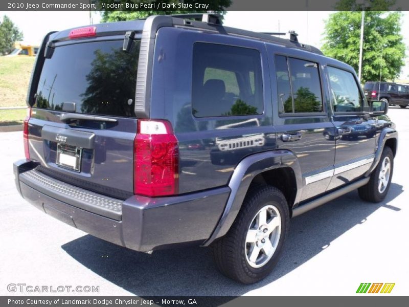 Modern Blue Pearl / Dark Slate Gray 2010 Jeep Commander Sport