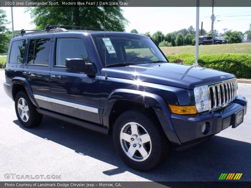 Modern Blue Pearl / Dark Slate Gray 2010 Jeep Commander Sport