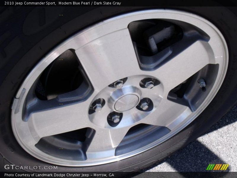 Modern Blue Pearl / Dark Slate Gray 2010 Jeep Commander Sport
