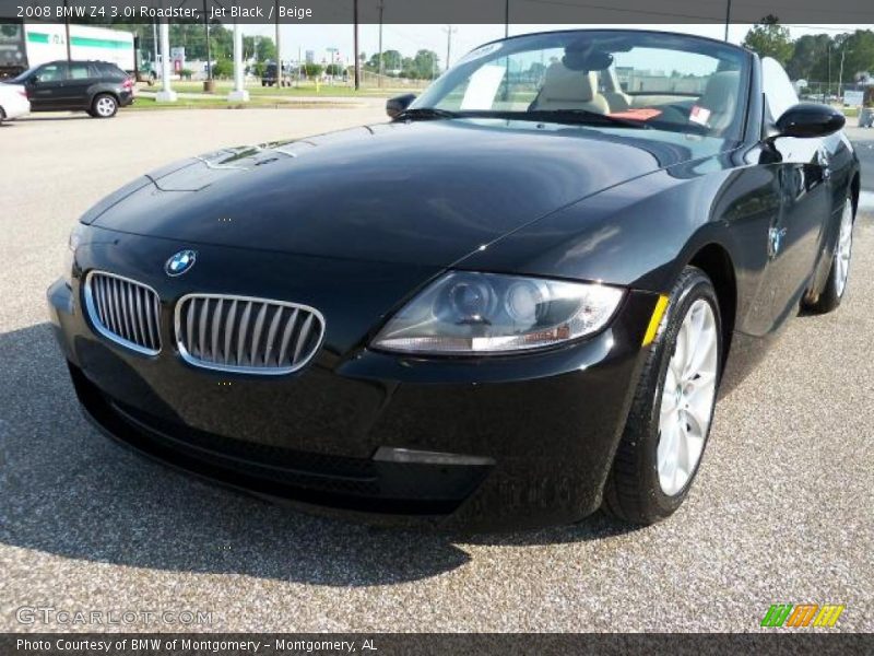 Jet Black / Beige 2008 BMW Z4 3.0i Roadster
