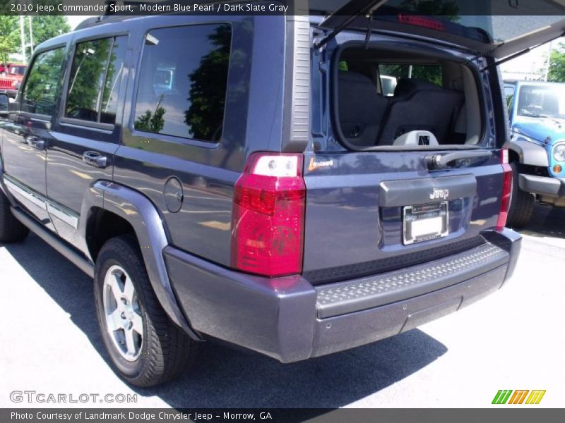 Modern Blue Pearl / Dark Slate Gray 2010 Jeep Commander Sport