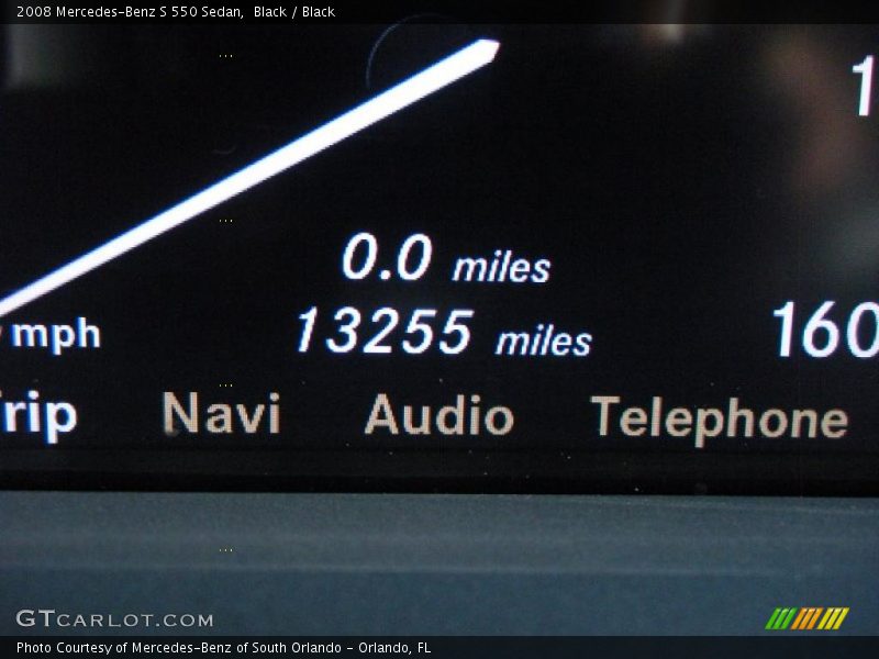 Black / Black 2008 Mercedes-Benz S 550 Sedan
