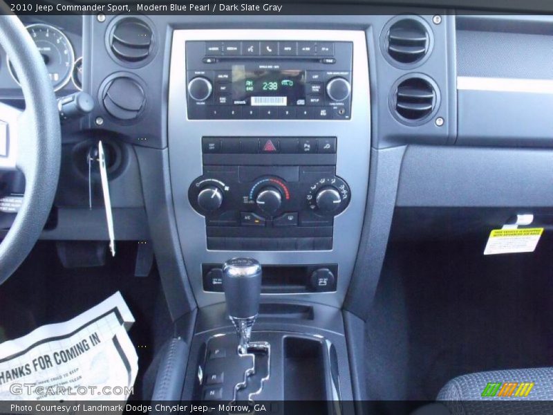 Modern Blue Pearl / Dark Slate Gray 2010 Jeep Commander Sport