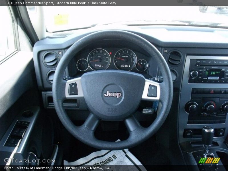 Modern Blue Pearl / Dark Slate Gray 2010 Jeep Commander Sport
