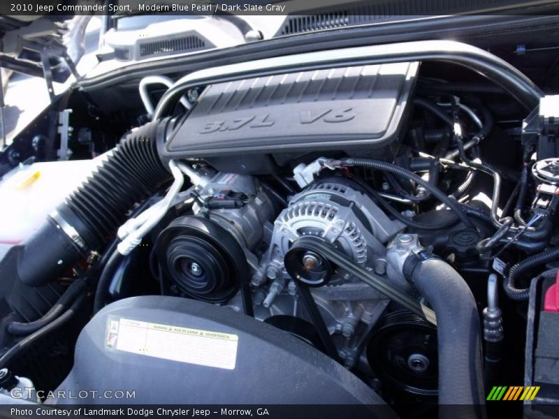 Modern Blue Pearl / Dark Slate Gray 2010 Jeep Commander Sport