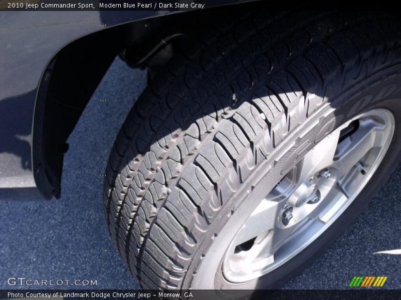 Modern Blue Pearl / Dark Slate Gray 2010 Jeep Commander Sport