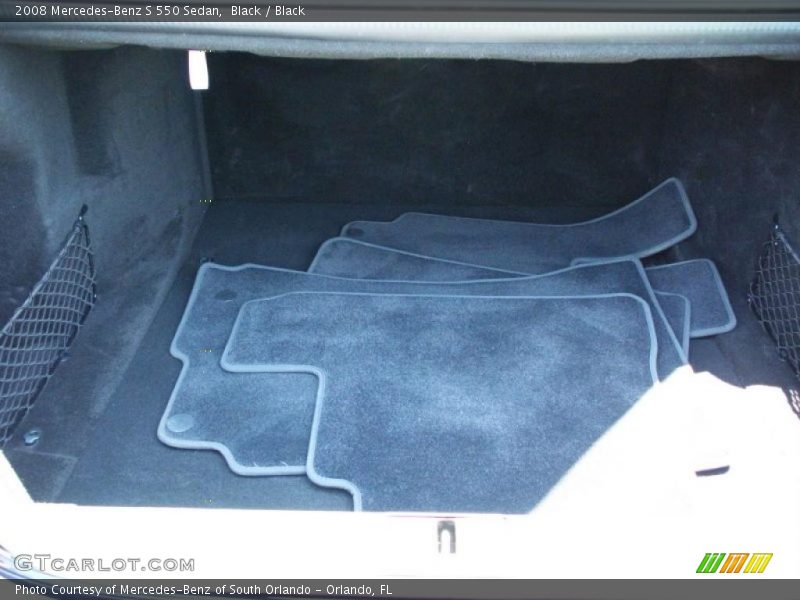 Black / Black 2008 Mercedes-Benz S 550 Sedan