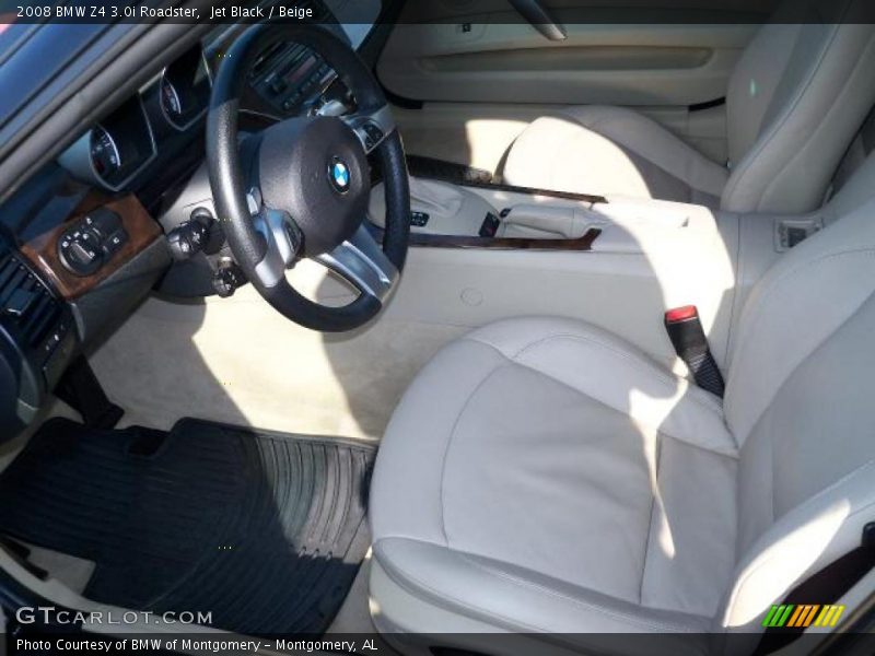 Jet Black / Beige 2008 BMW Z4 3.0i Roadster