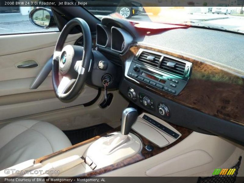 Jet Black / Beige 2008 BMW Z4 3.0i Roadster