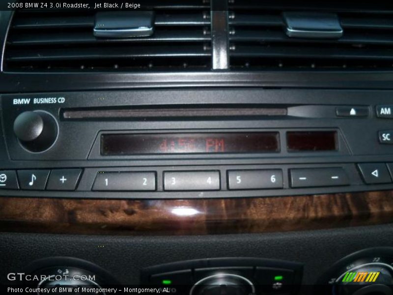 Jet Black / Beige 2008 BMW Z4 3.0i Roadster