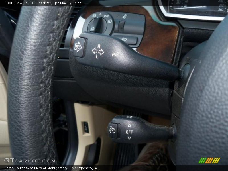 Jet Black / Beige 2008 BMW Z4 3.0i Roadster