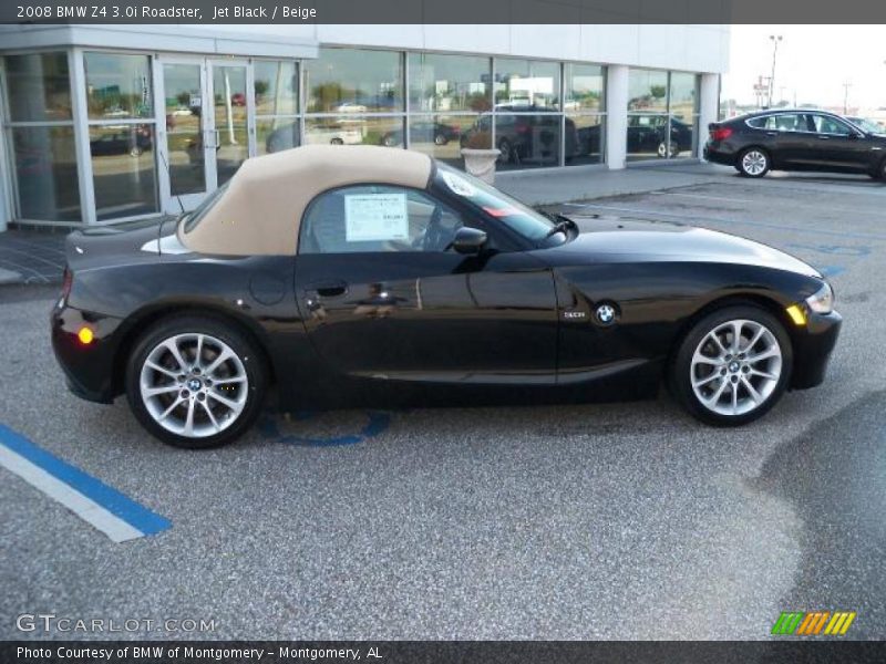 Jet Black / Beige 2008 BMW Z4 3.0i Roadster