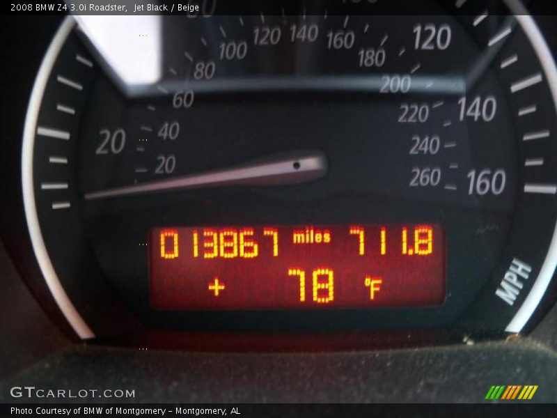 Jet Black / Beige 2008 BMW Z4 3.0i Roadster