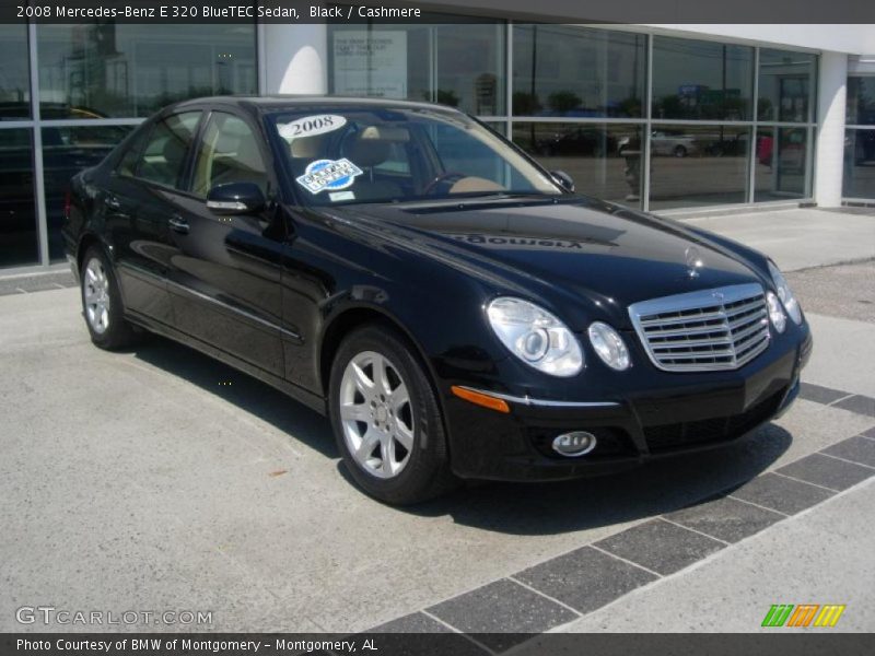 Black / Cashmere 2008 Mercedes-Benz E 320 BlueTEC Sedan