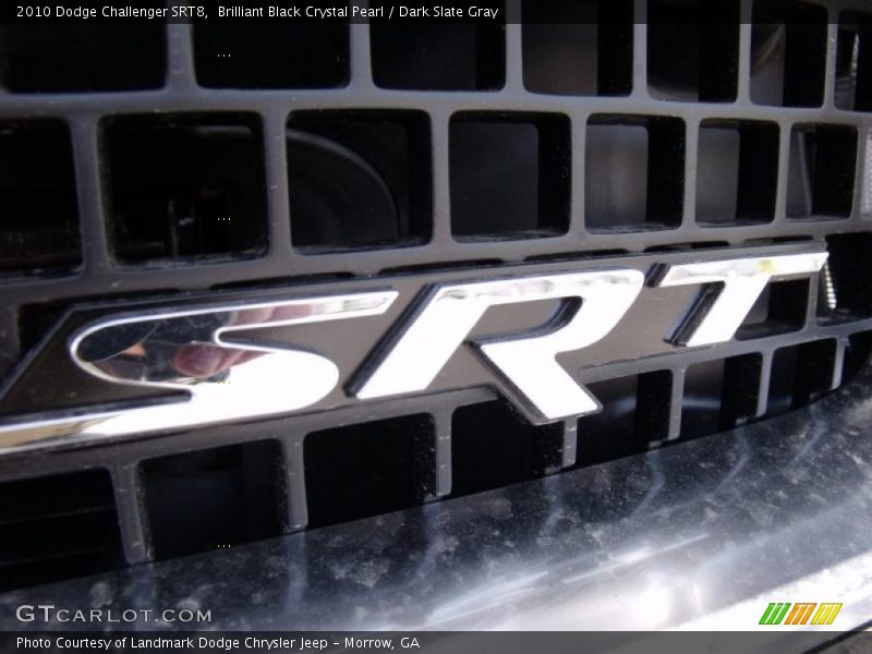 Brilliant Black Crystal Pearl / Dark Slate Gray 2010 Dodge Challenger SRT8