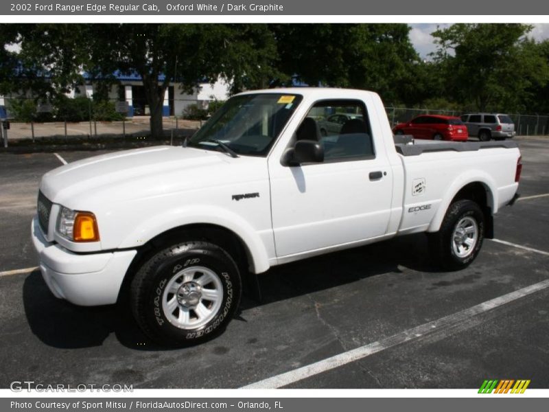 Oxford White / Dark Graphite 2002 Ford Ranger Edge Regular Cab