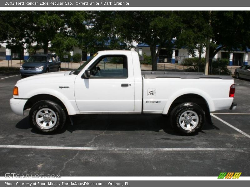 Oxford White / Dark Graphite 2002 Ford Ranger Edge Regular Cab