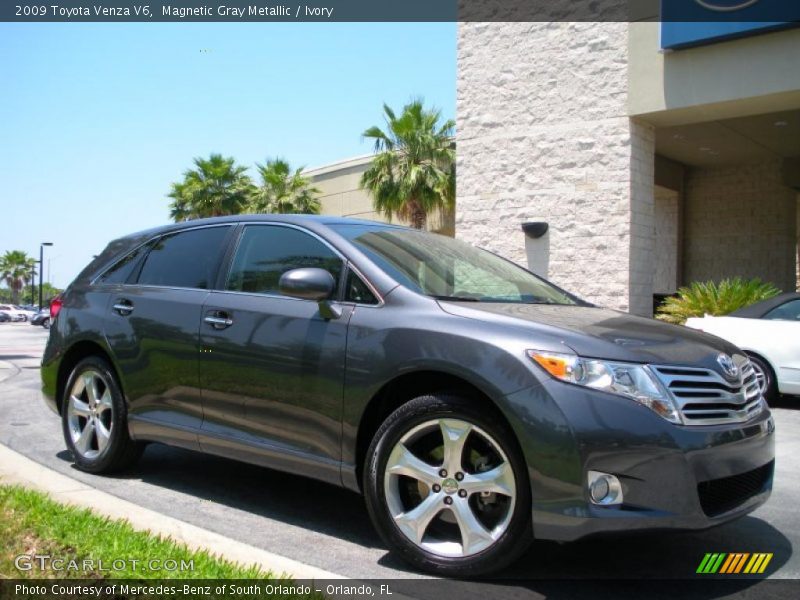 Magnetic Gray Metallic / Ivory 2009 Toyota Venza V6
