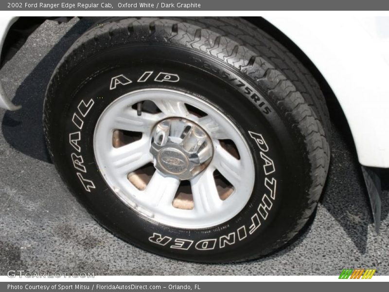 Oxford White / Dark Graphite 2002 Ford Ranger Edge Regular Cab