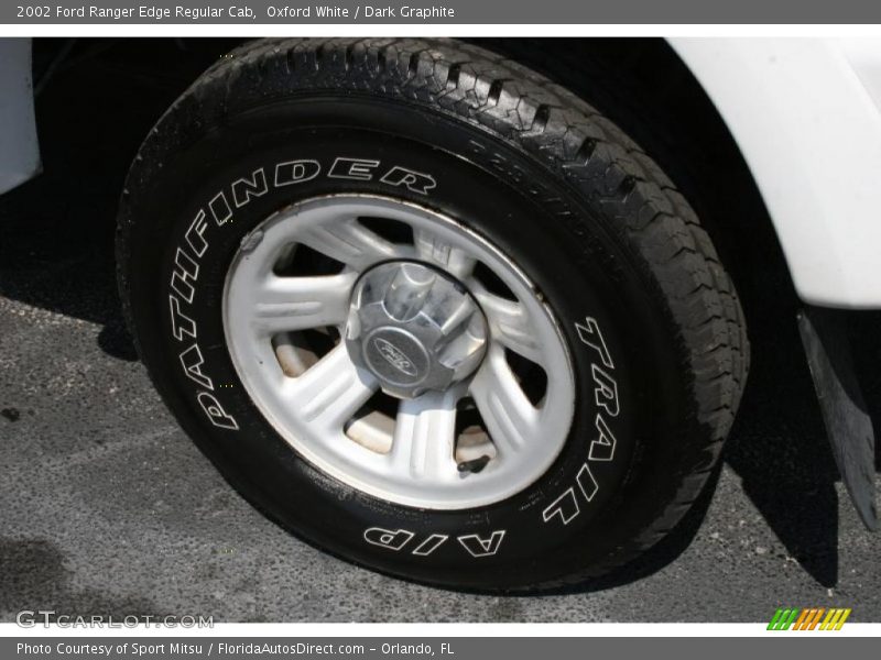 Oxford White / Dark Graphite 2002 Ford Ranger Edge Regular Cab