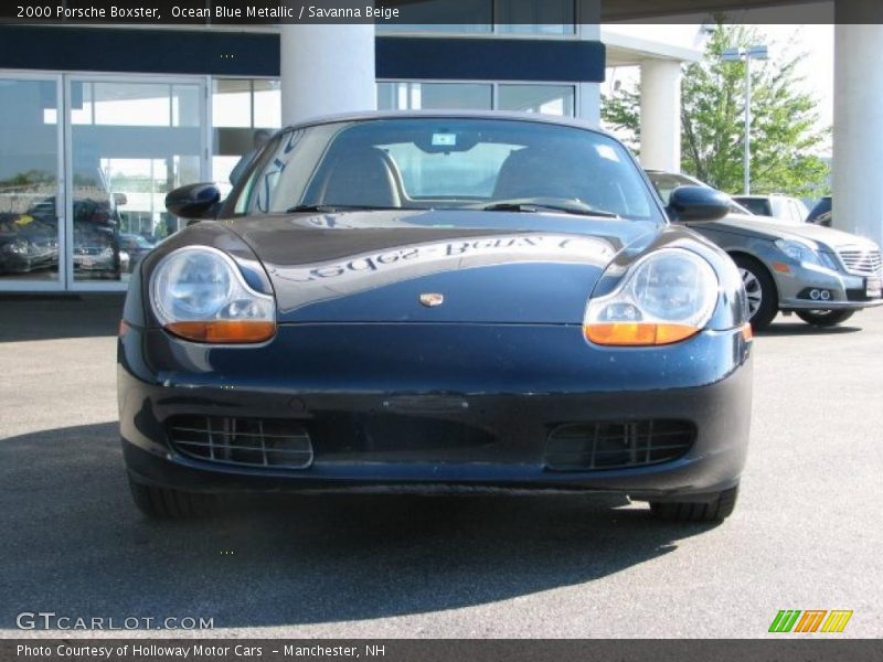 Ocean Blue Metallic / Savanna Beige 2000 Porsche Boxster