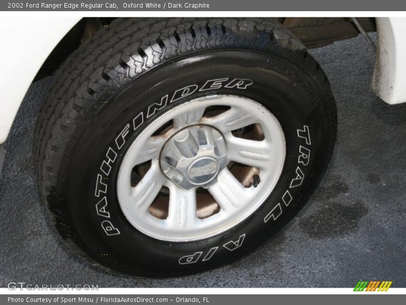 Oxford White / Dark Graphite 2002 Ford Ranger Edge Regular Cab