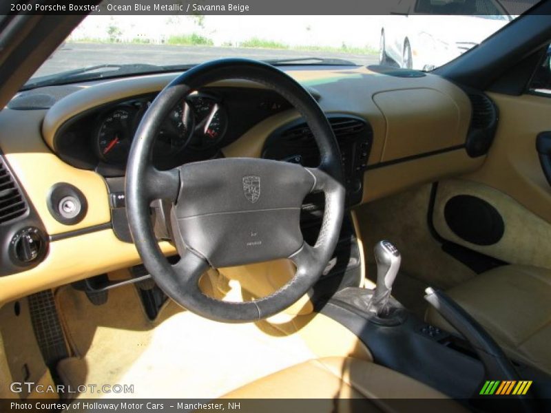 Ocean Blue Metallic / Savanna Beige 2000 Porsche Boxster