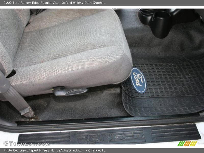 Oxford White / Dark Graphite 2002 Ford Ranger Edge Regular Cab