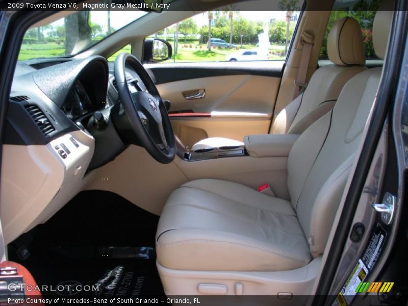 Magnetic Gray Metallic / Ivory 2009 Toyota Venza V6