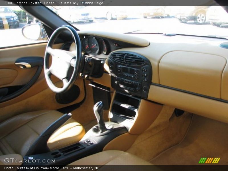 Ocean Blue Metallic / Savanna Beige 2000 Porsche Boxster