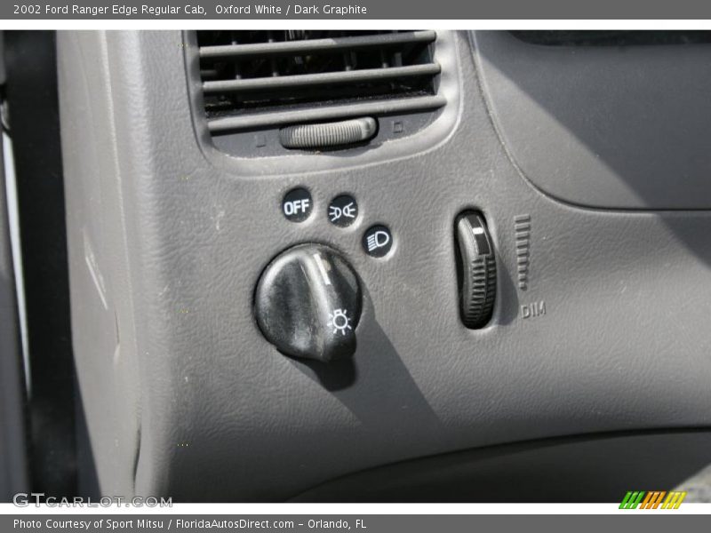Oxford White / Dark Graphite 2002 Ford Ranger Edge Regular Cab