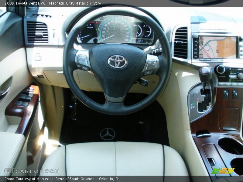Magnetic Gray Metallic / Ivory 2009 Toyota Venza V6
