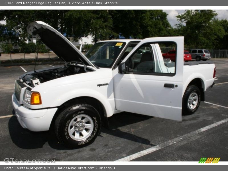 Oxford White / Dark Graphite 2002 Ford Ranger Edge Regular Cab