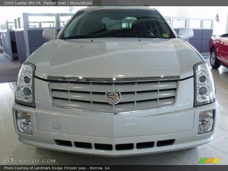 Radiant Silver / Ebony/Ebony 2009 Cadillac SRX V6