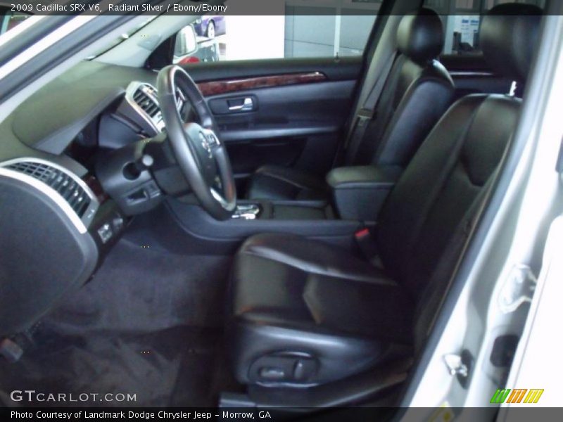 Radiant Silver / Ebony/Ebony 2009 Cadillac SRX V6