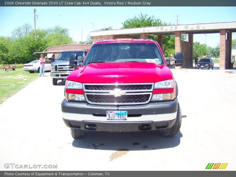 Victory Red / Medium Gray 2006 Chevrolet Silverado 3500 LT Crew Cab 4x4 Dually