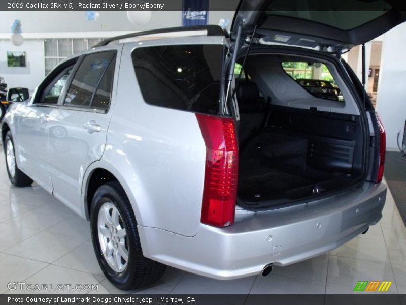 Radiant Silver / Ebony/Ebony 2009 Cadillac SRX V6