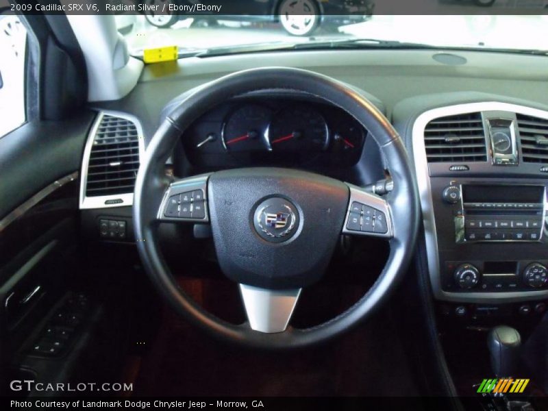 Radiant Silver / Ebony/Ebony 2009 Cadillac SRX V6