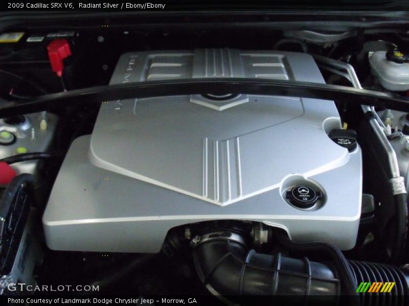 Radiant Silver / Ebony/Ebony 2009 Cadillac SRX V6