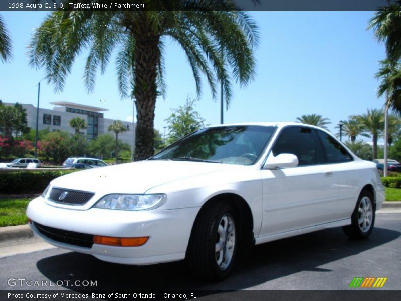 Taffeta White / Parchment 1998 Acura CL 3.0