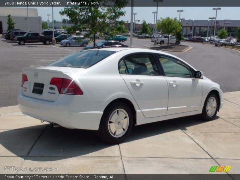 Taffeta White / Ivory 2008 Honda Civic Hybrid Sedan
