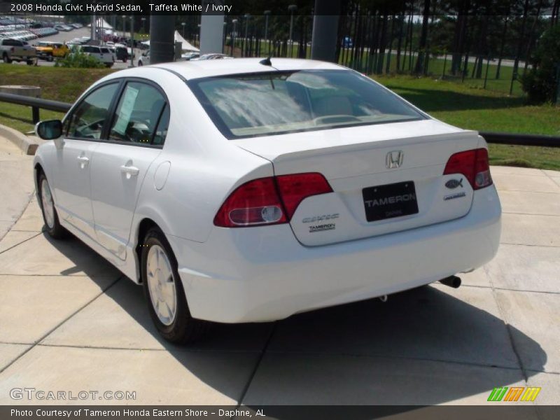 Taffeta White / Ivory 2008 Honda Civic Hybrid Sedan