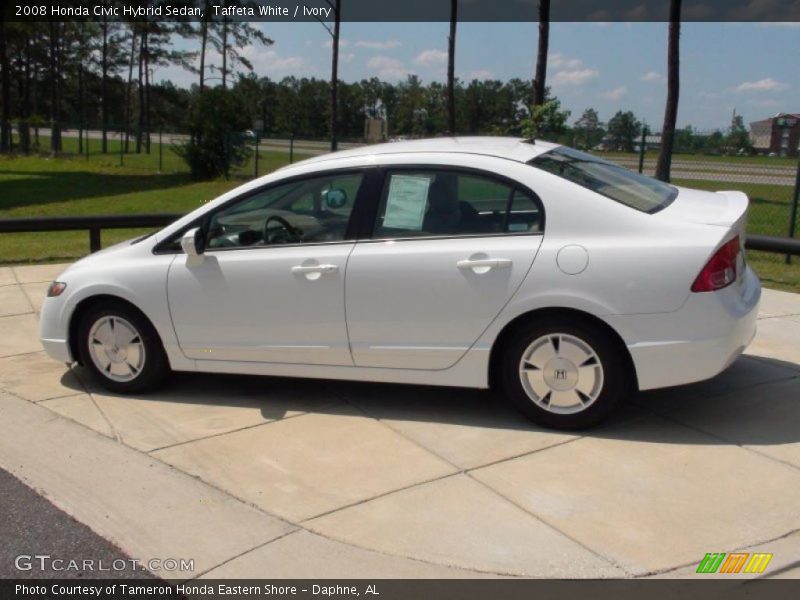 Taffeta White / Ivory 2008 Honda Civic Hybrid Sedan